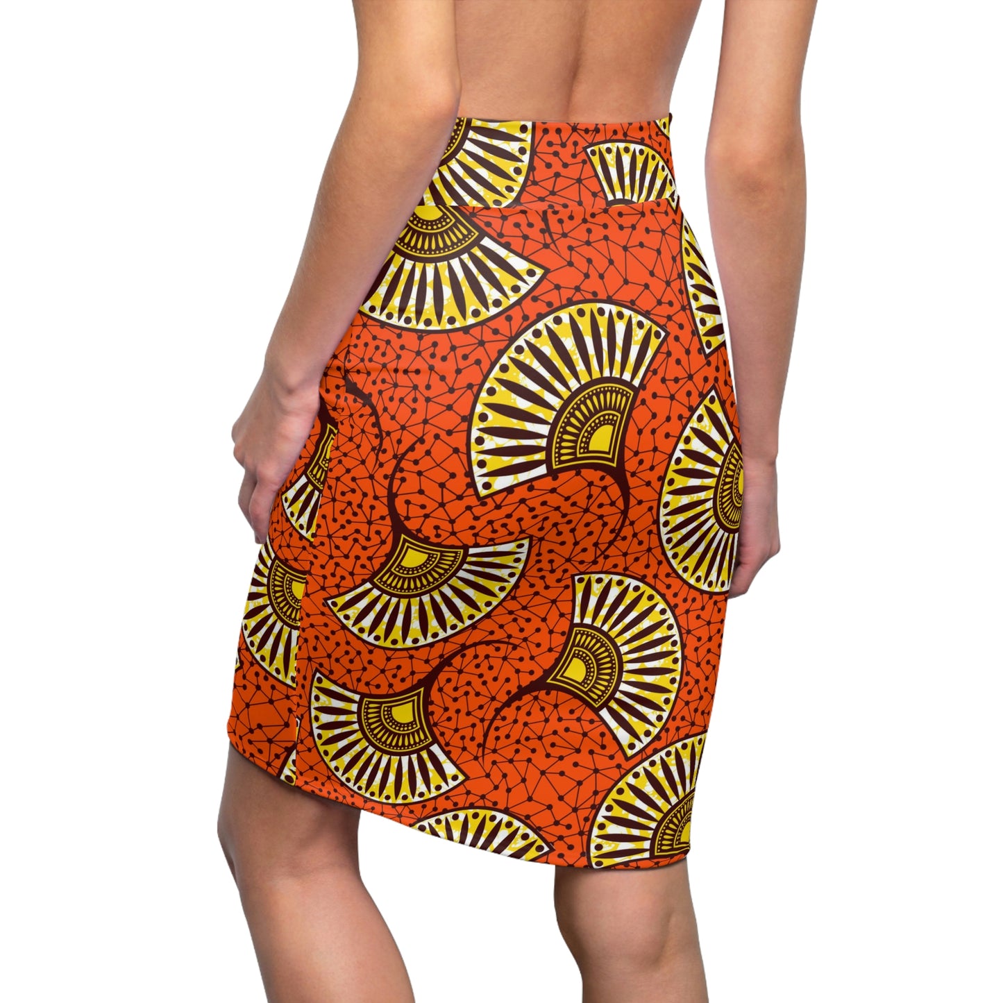 African Print Pencil Skirt