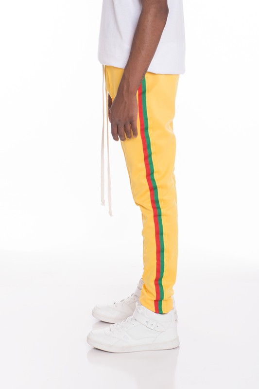 RASTA TAPED MEN'S TRACK PANTS (3 COLORS)