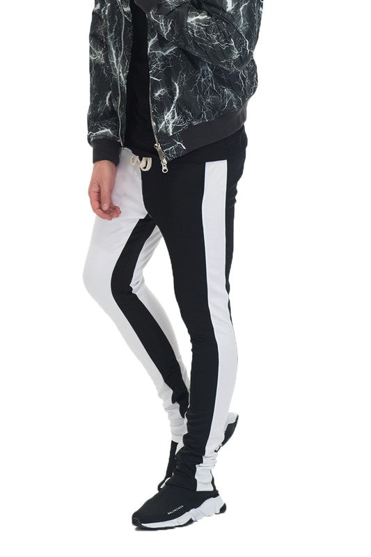 Men's Two Tone Color Block Track Pants Jogger (5 TONES)