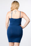 Plus Size Solid Seamless Long Cami Top/Dress (9 COLORS)
