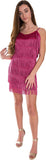 WOMEN'S SHORT ALL OVER FRINGE FLAPPER DRESS (9 Colors)
