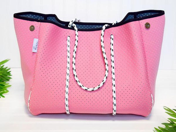 The Gianna, Pink Waterproof Neoprene Bag