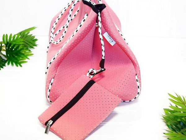 The Gianna, Pink Waterproof Neoprene Bag
