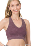 WASHED RIBBED RACERBACK TANK TOP