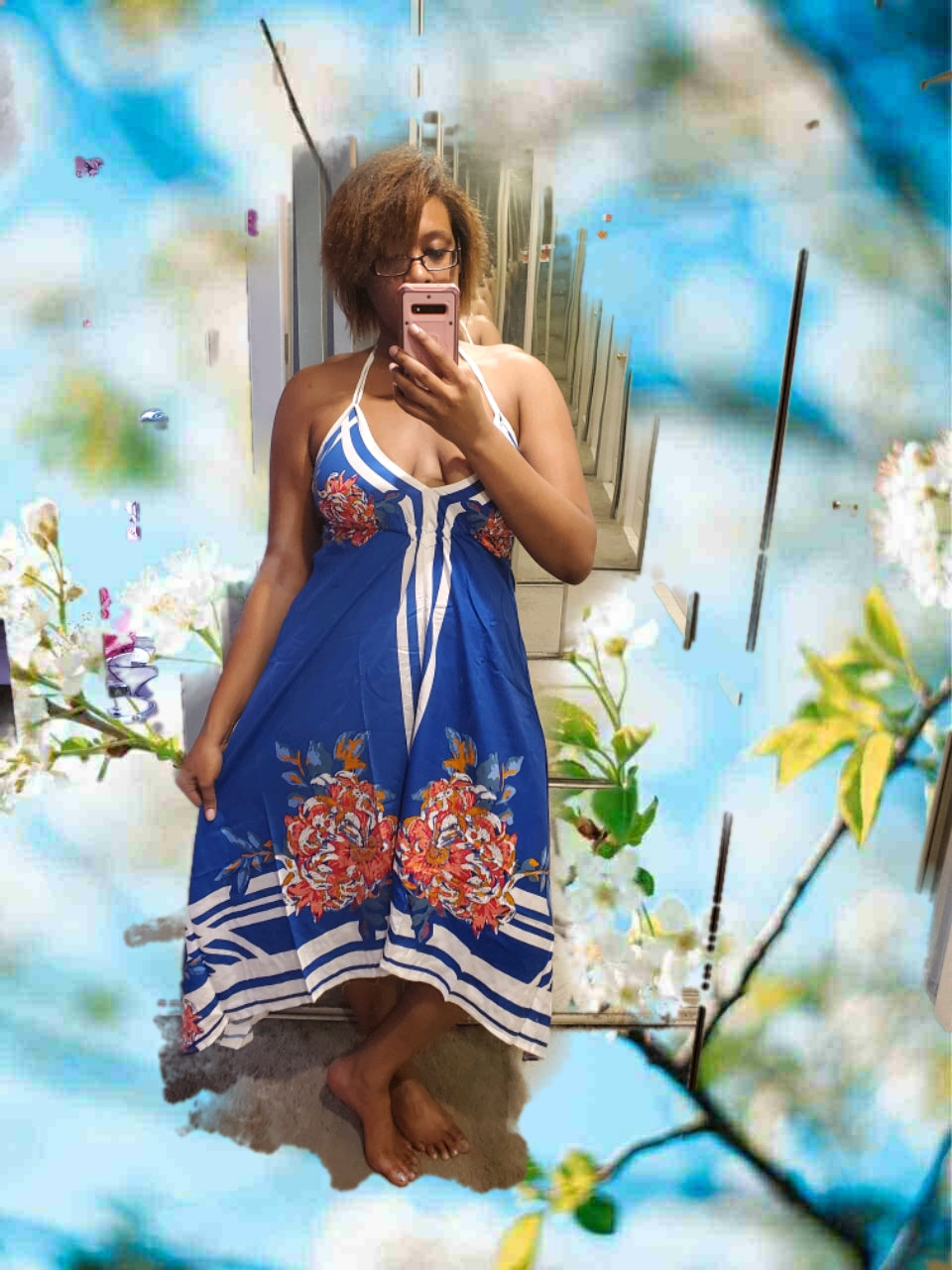 high low handkerchief dress