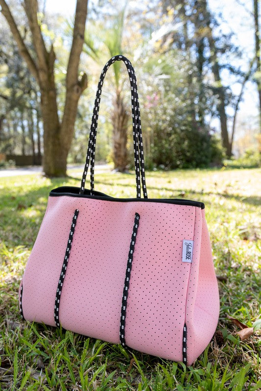 The Gianna, Pink Waterproof Neoprene Bag