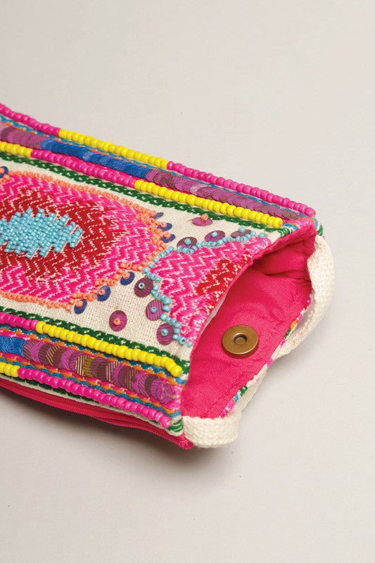 Bohemian Embellished Cell Phone Crossbody