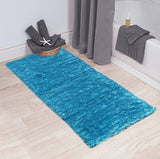 2' x 5'  Feet Reversible Soft Turquoise Area Rug