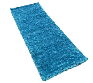 2' x 5'  Feet Reversible Soft Turquoise Area Rug