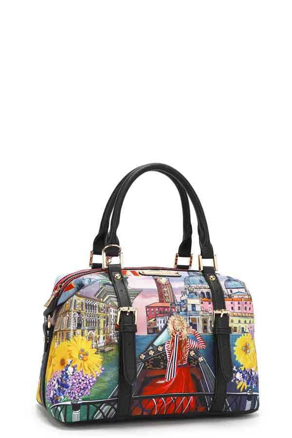 nicole lee usa "honeymoon in venezia" boston bag