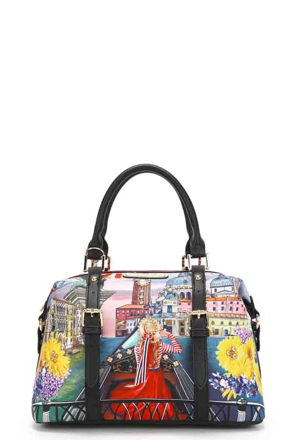 nicole lee usa "honeymoon in venezia" boston bag