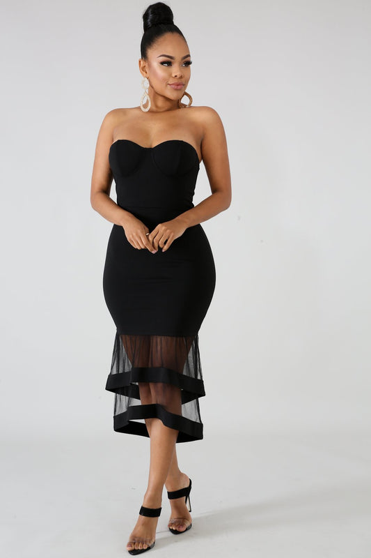 black bella tube dress
