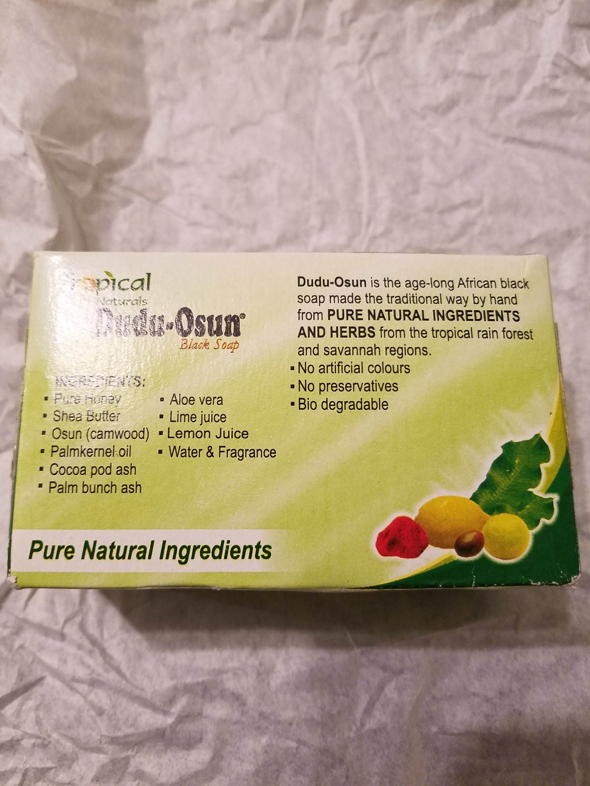 dudu-osun natural african black soap