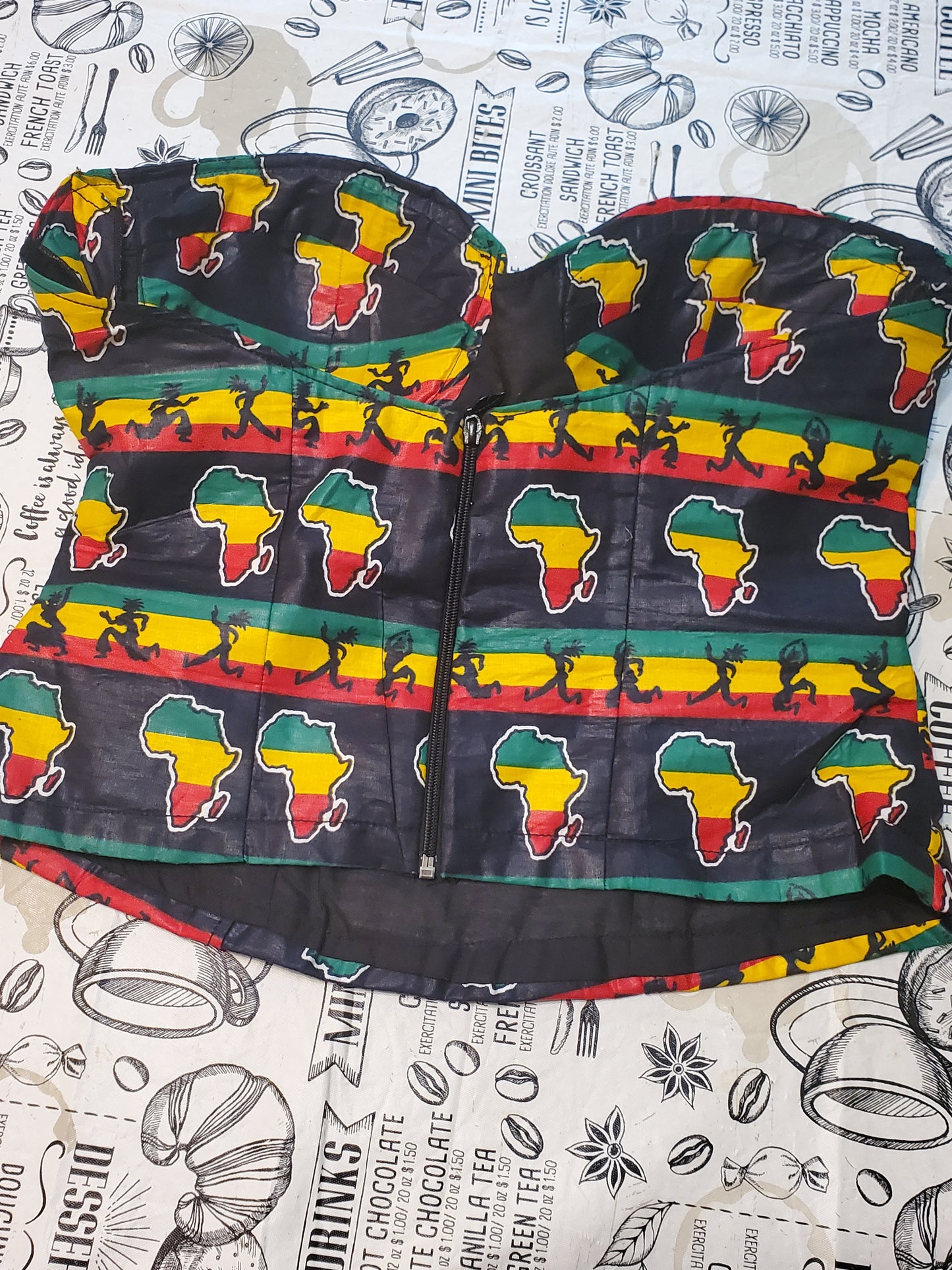 african rasta tube top