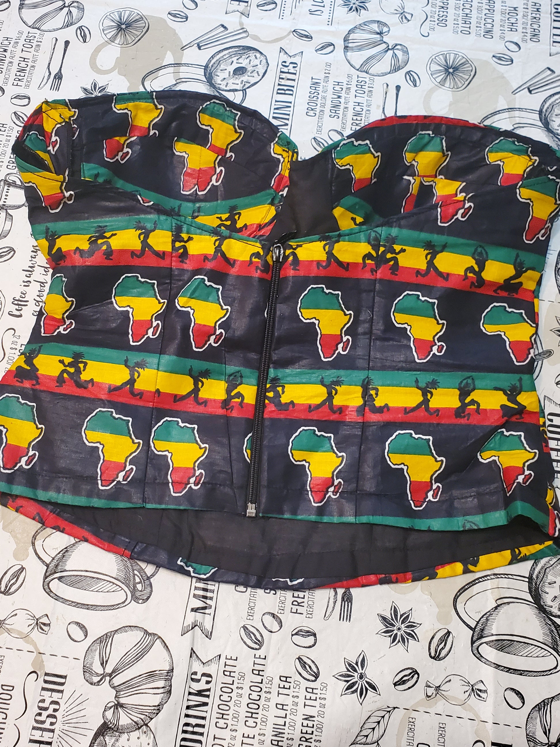african rasta tube top