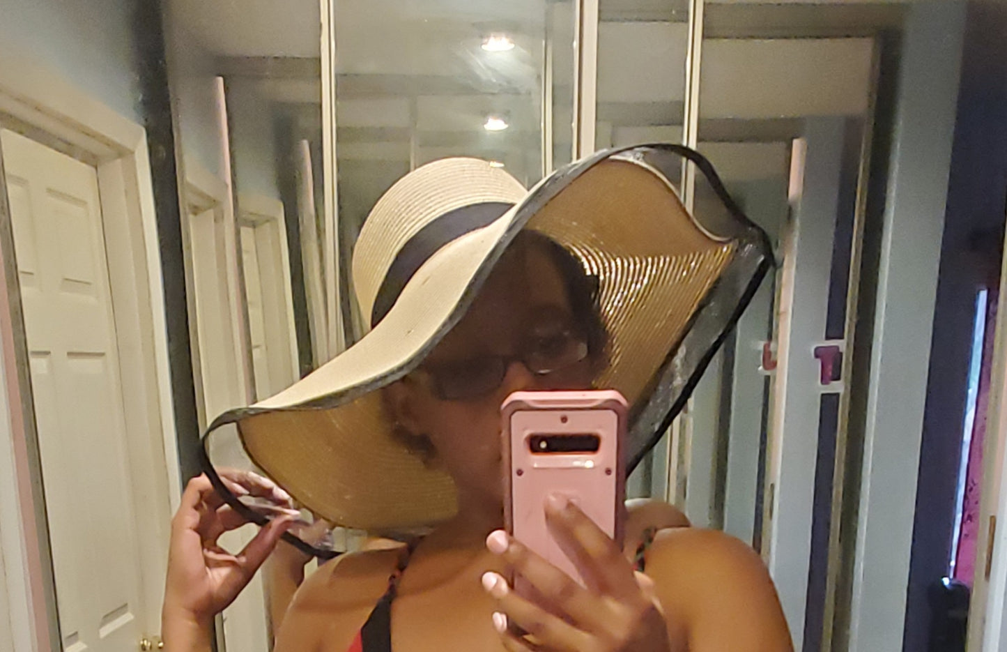 wide brim elegant floppy hat (beige)