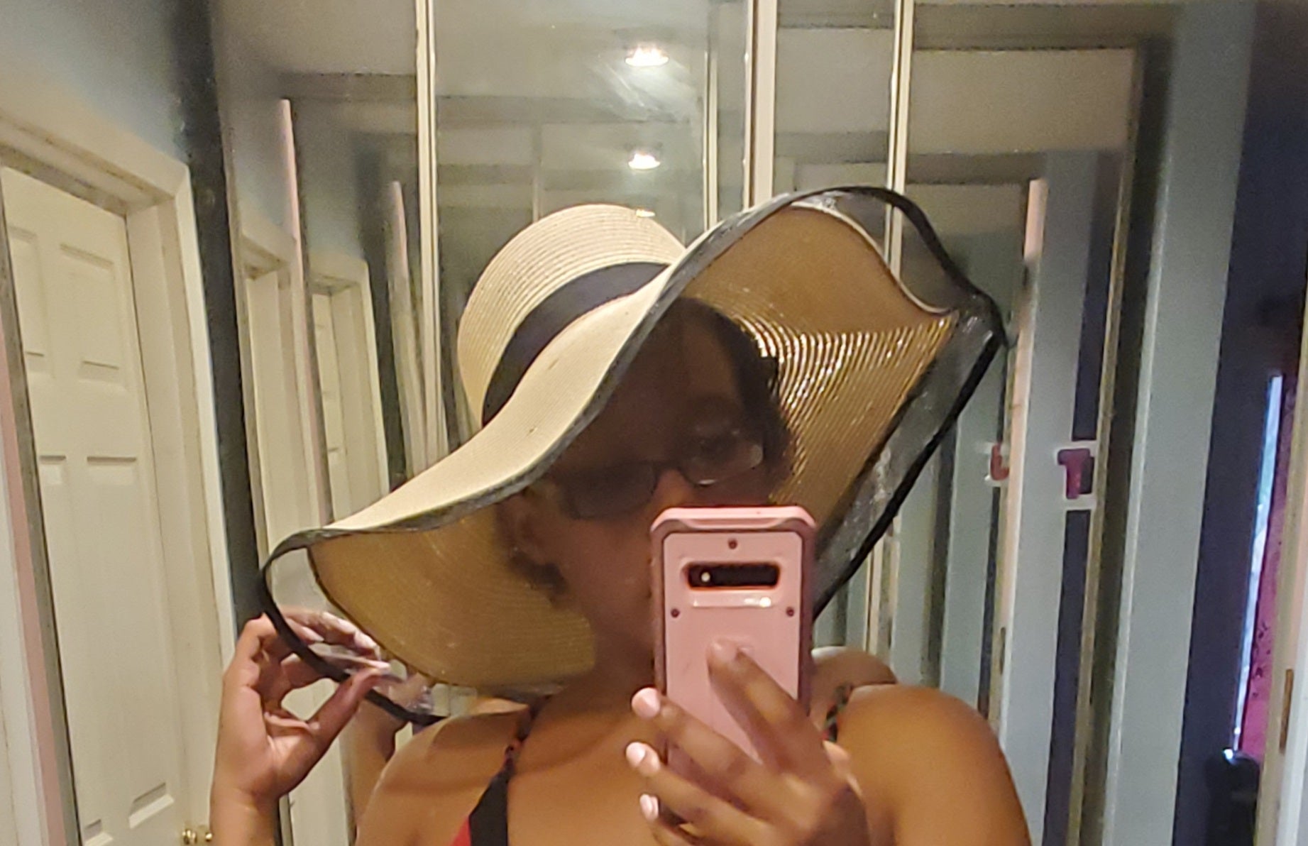 wide brim elegant floppy hat (beige)