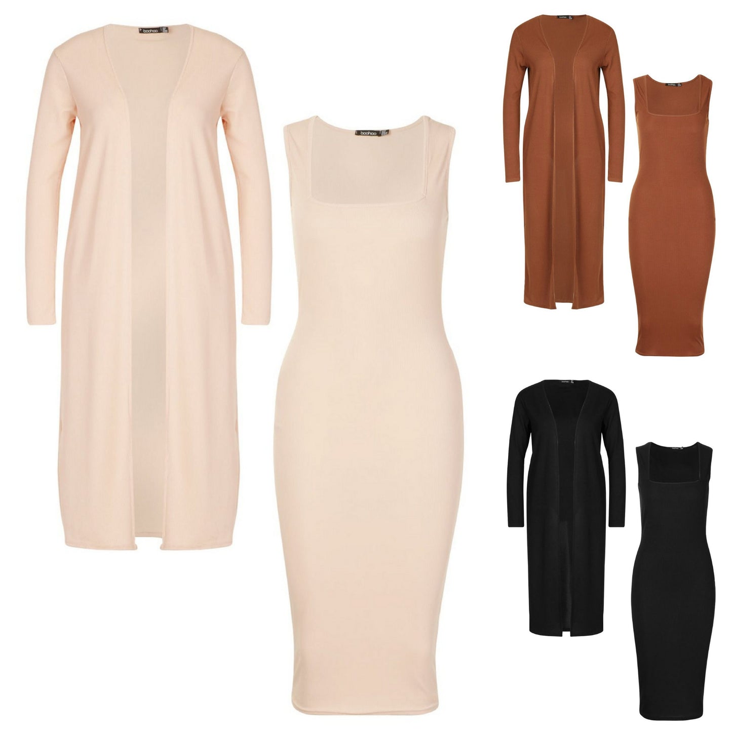 midi dress & duster set