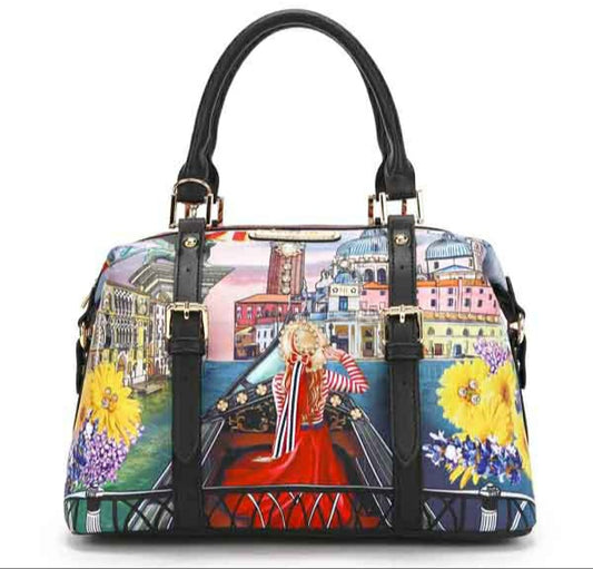 nicole lee usa "honeymoon in venezia" boston bag