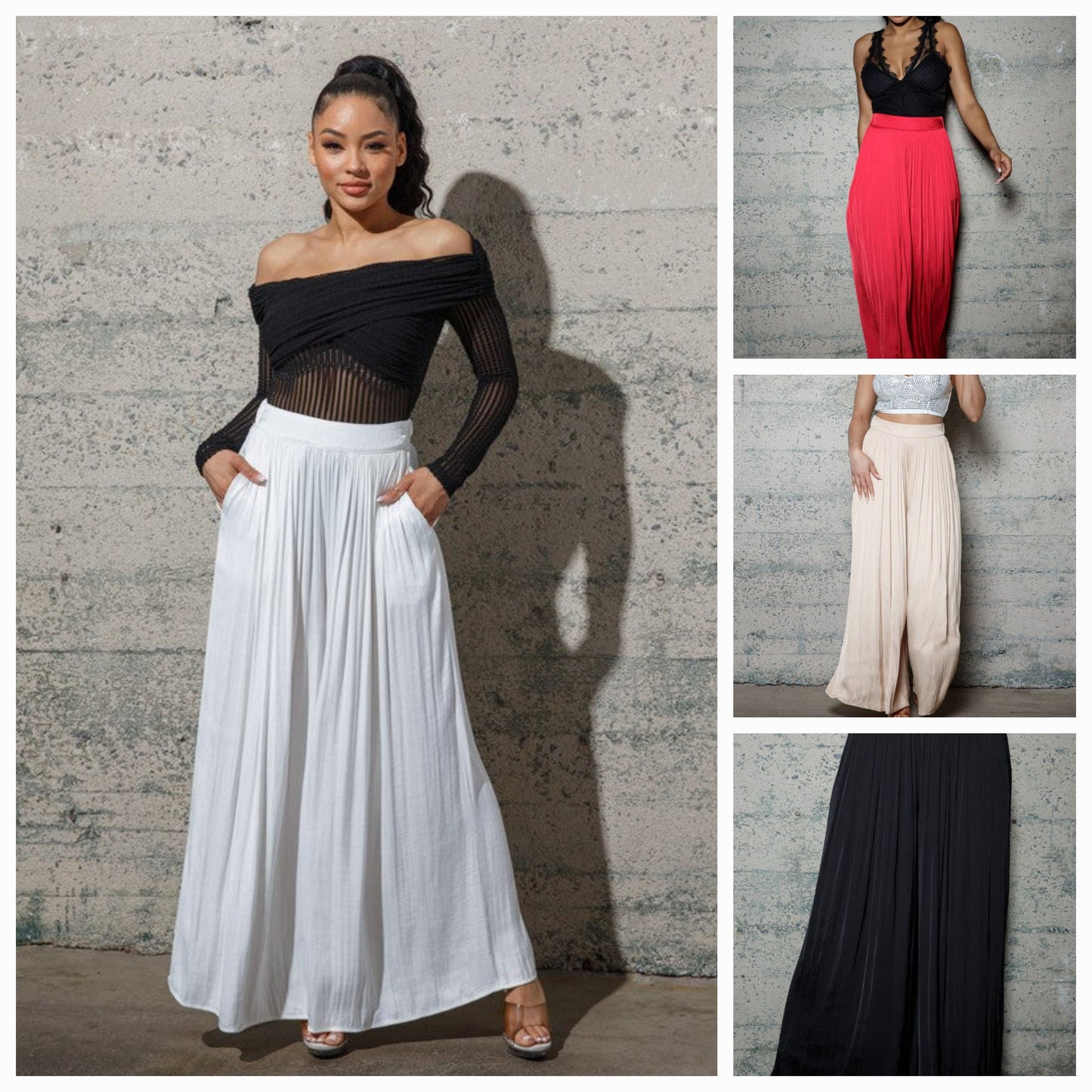 Full Pleated Dress Pants