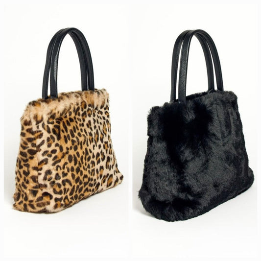 MINI FUR TOTE PURSE