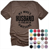 "My Wife's Husband" Tee