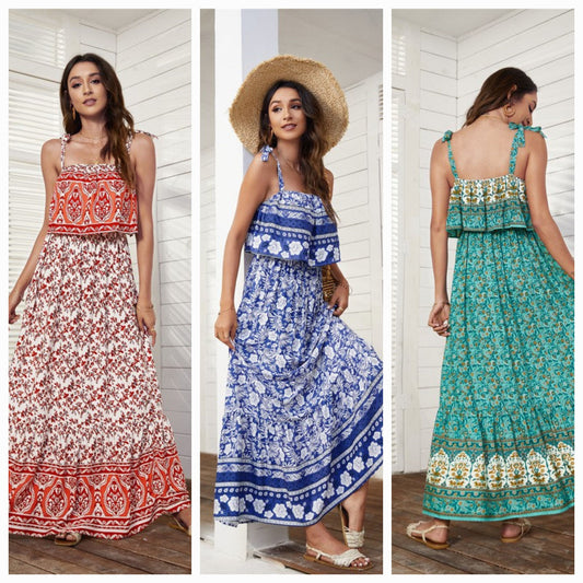 Women's Floral Maxi Dress