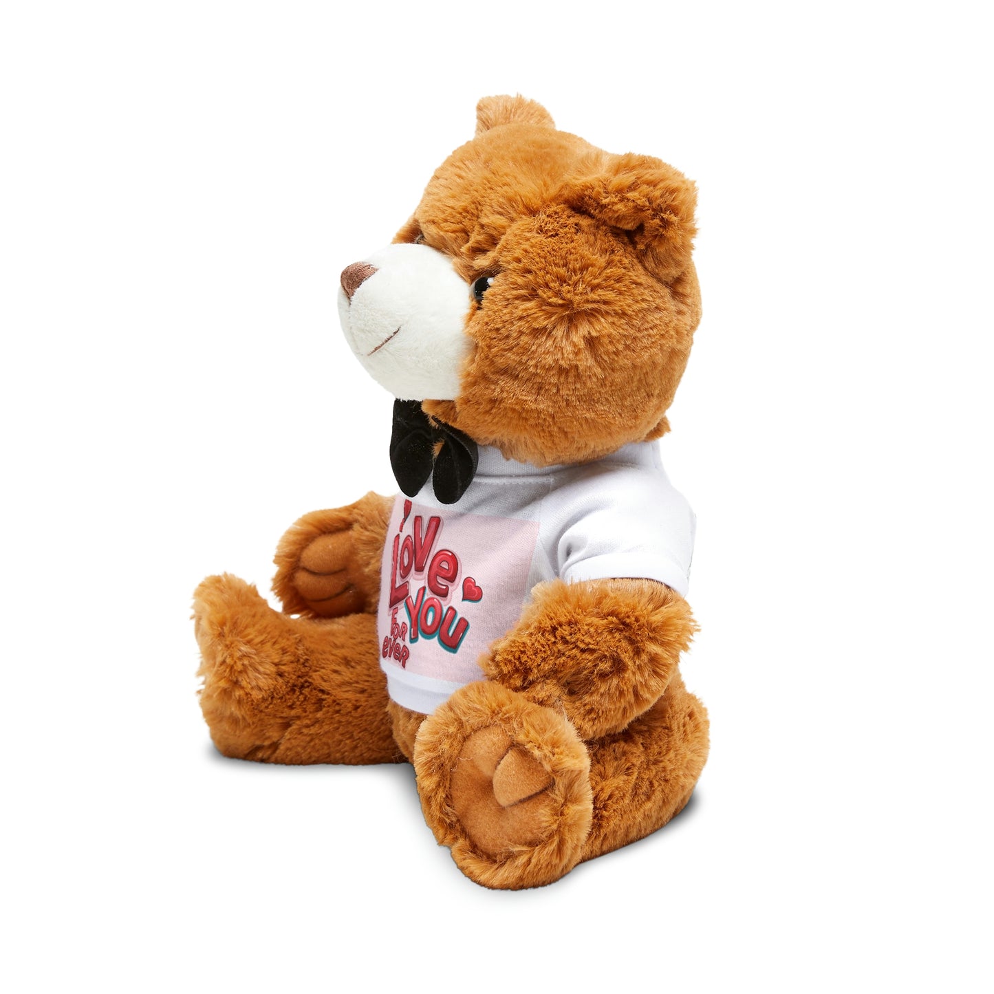 "I Love Your Forever" Print Teddy Bear with T-Shirt