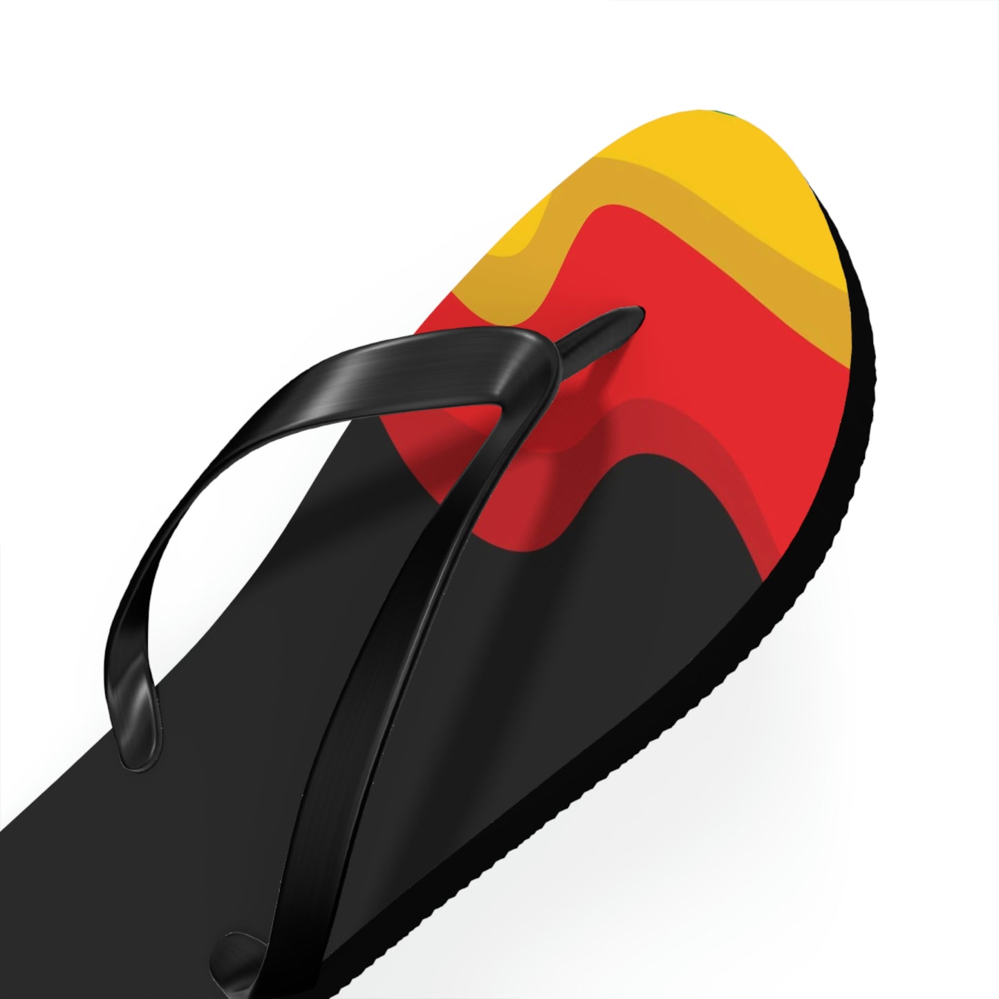 Rasta Print Flip Flops