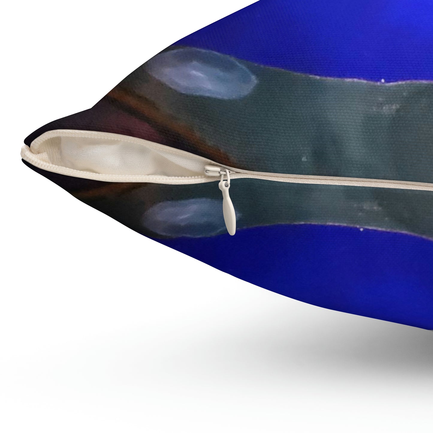 Jelly Fish Print Square Pillow