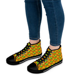 Customized Kente Print Women's High Top Sneakers