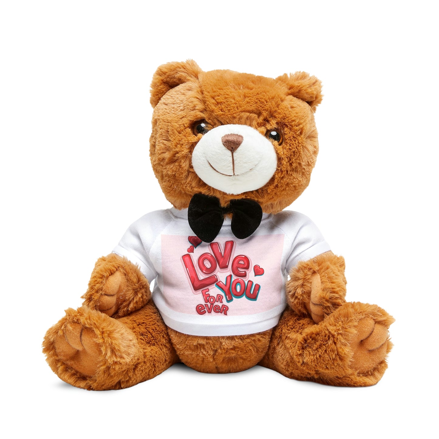 "I Love Your Forever" Print Teddy Bear with T-Shirt