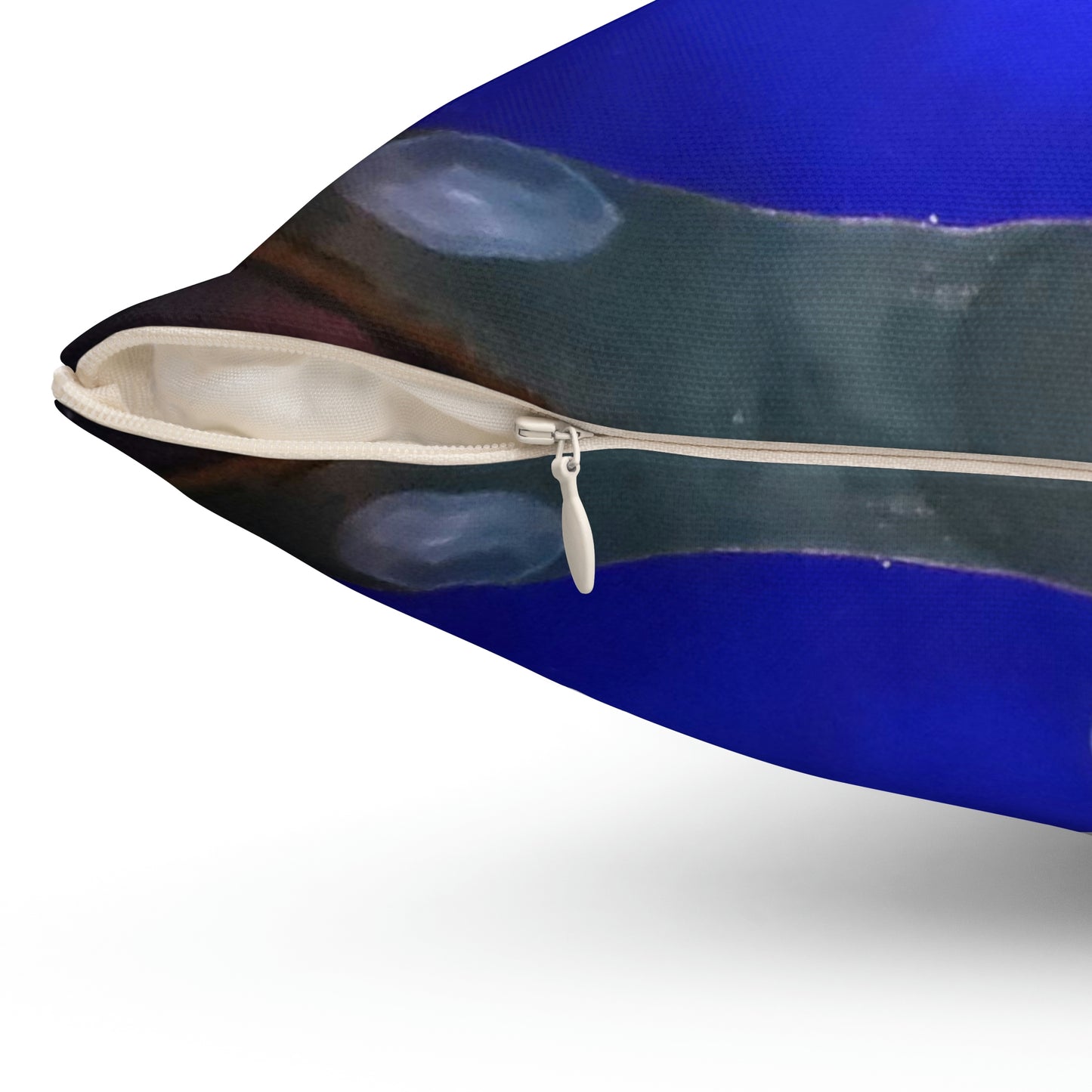 Jelly Fish Print Square Pillow