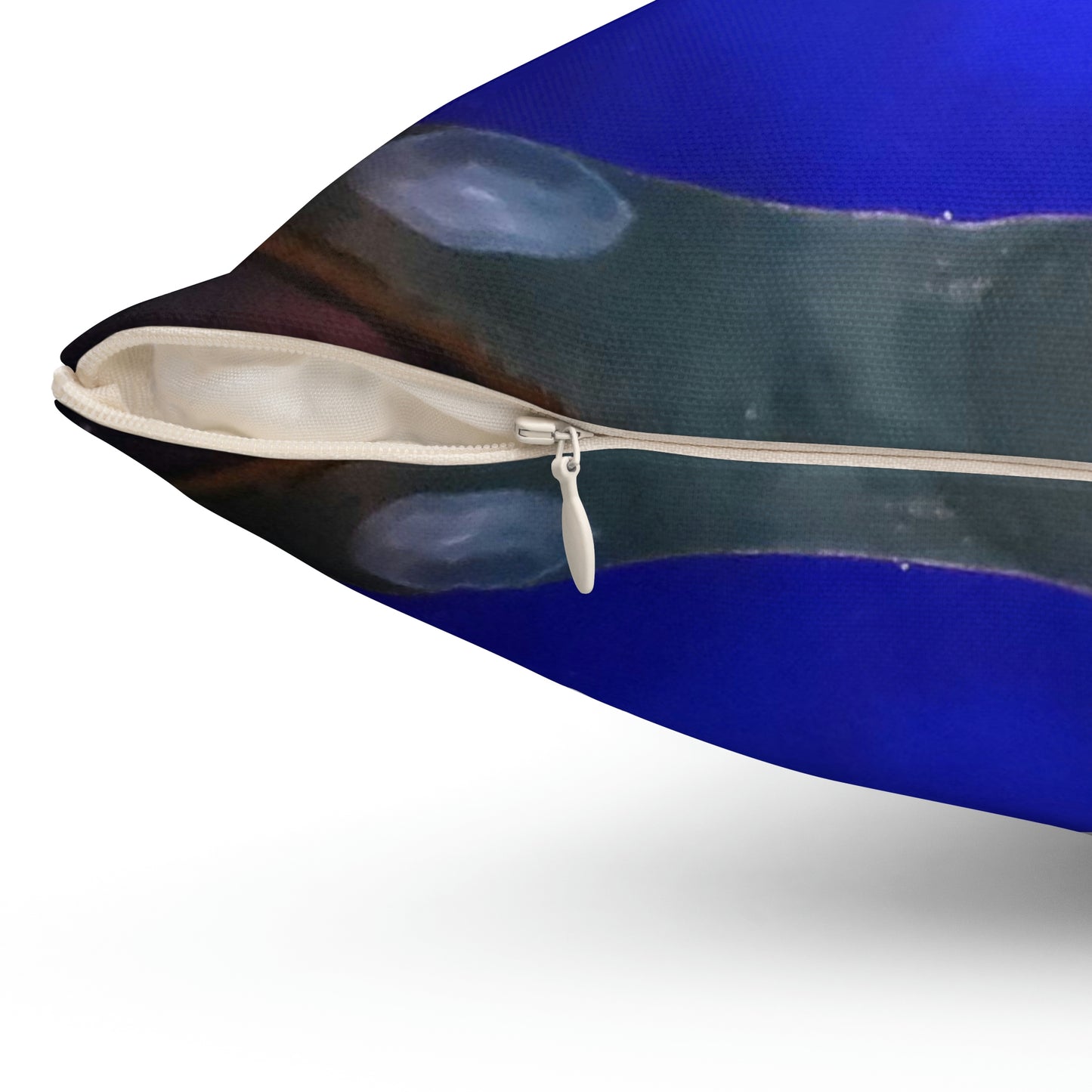 Jelly Fish Print Square Pillow