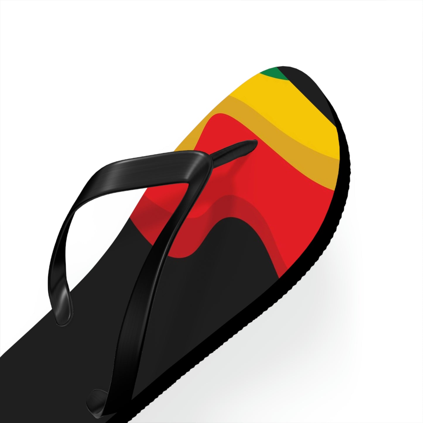 Rasta Print Flip Flops