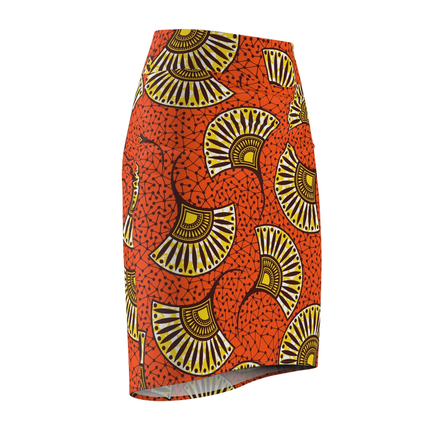 African Print Pencil Skirt