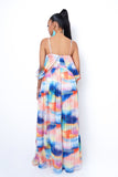 multicolor primavera maxi dress