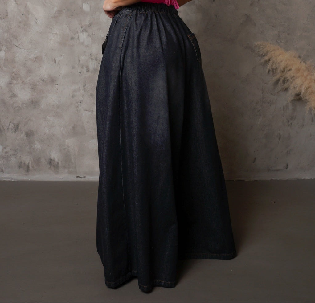 High Waist Tied Loose Pants