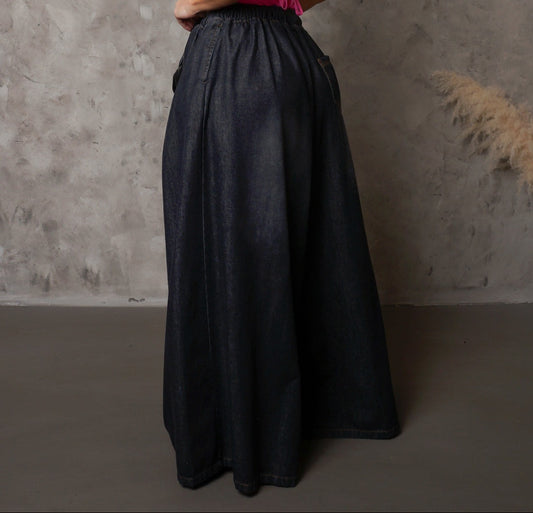 High Waist Tied Loose Pants