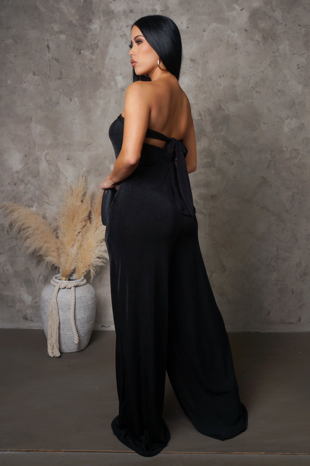 Loose Pocketed Tube Jumpsuit
