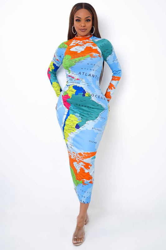 atlas globe trotter maxi dress