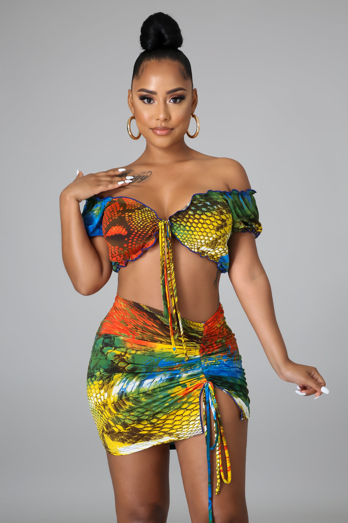 Tropical Island Gal Skirt Set