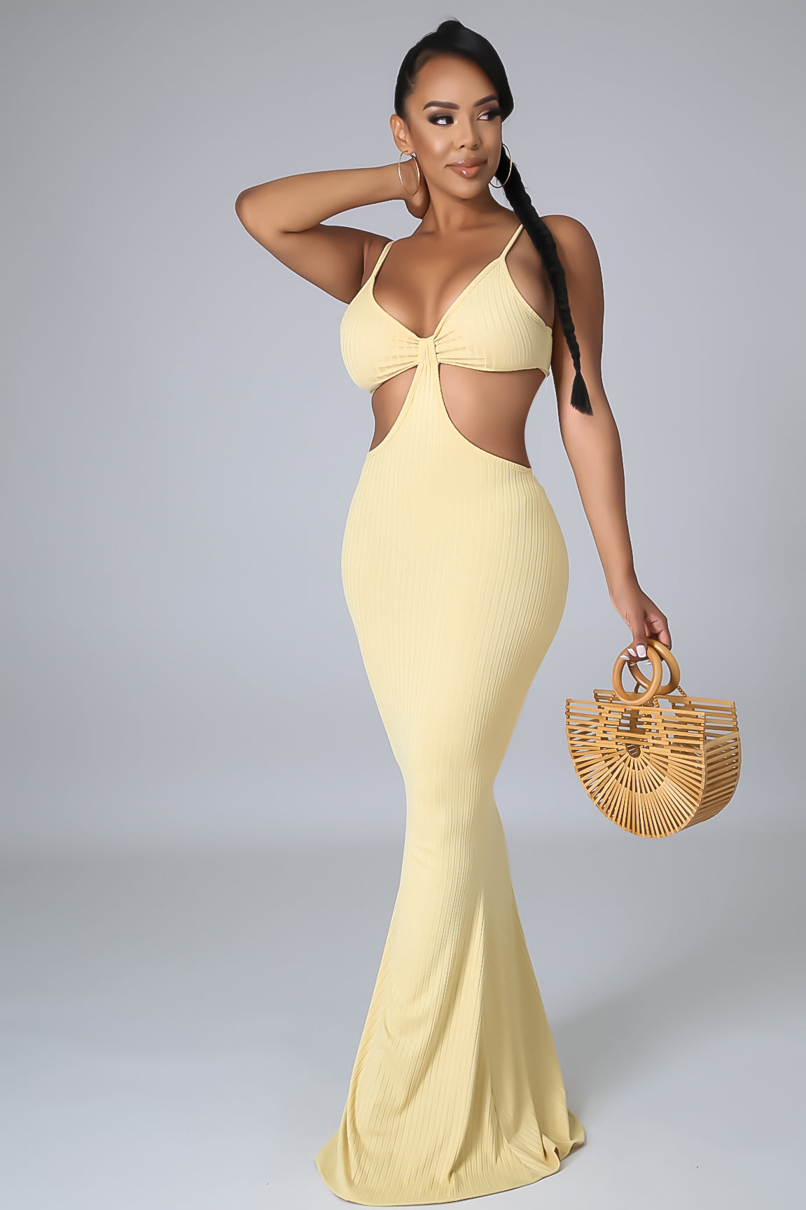 Sleeveless Cutout Maxi Dress