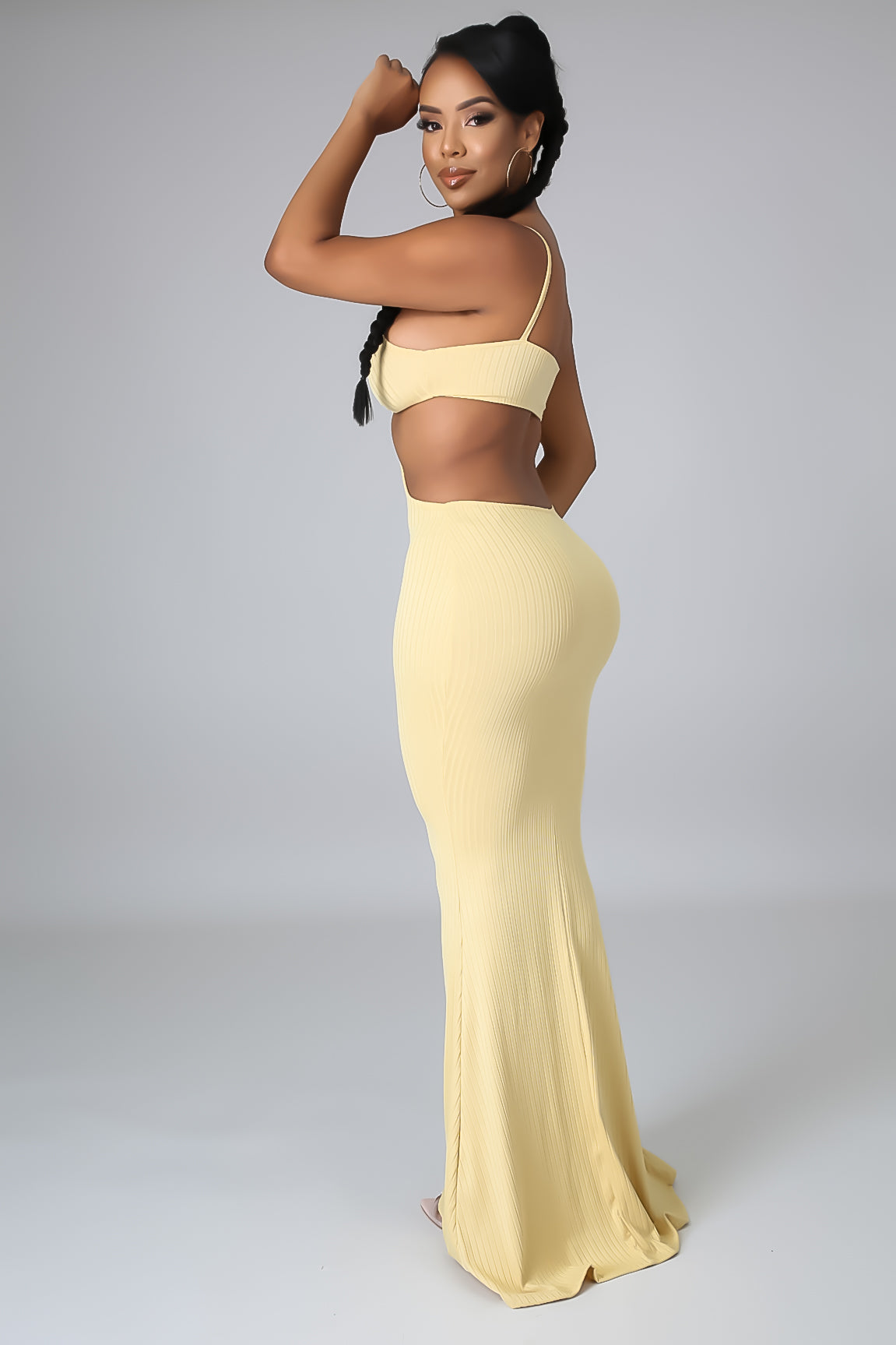 Sleeveless Cutout Maxi Dress