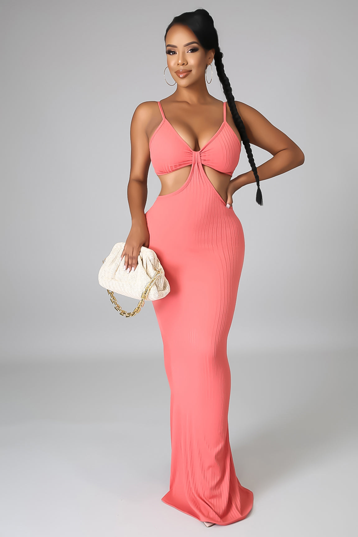 Sleeveless Cutout Maxi Dress