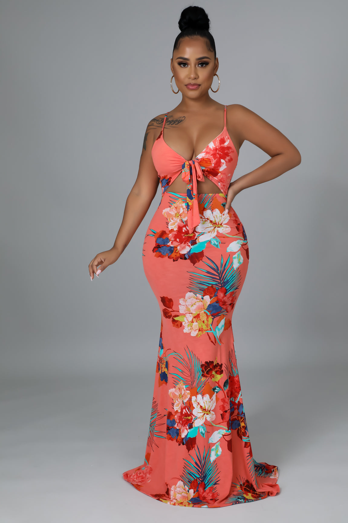 Boutique Of Flowers Printed Maxi Dress