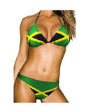 jamaican colors bikini set