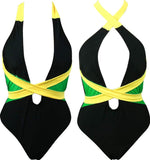 jamaican flag monokini swimwear #2