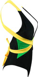 jamaican flag monokini swimwear #2