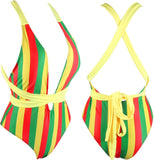 jamaican rasta reggae monokini swimwear #2